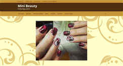 Desktop Screenshot of minibeauty.hu