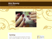 Tablet Screenshot of minibeauty.hu